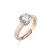 Ring Amen Woman SOLITARIO in Silver Zircone ANFERB2-12 - ANFERB2-12